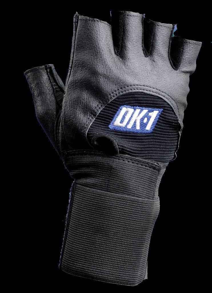 OK-1 Fingerless Work Gloves, Stretch Nylon Back OK-WSAVGB