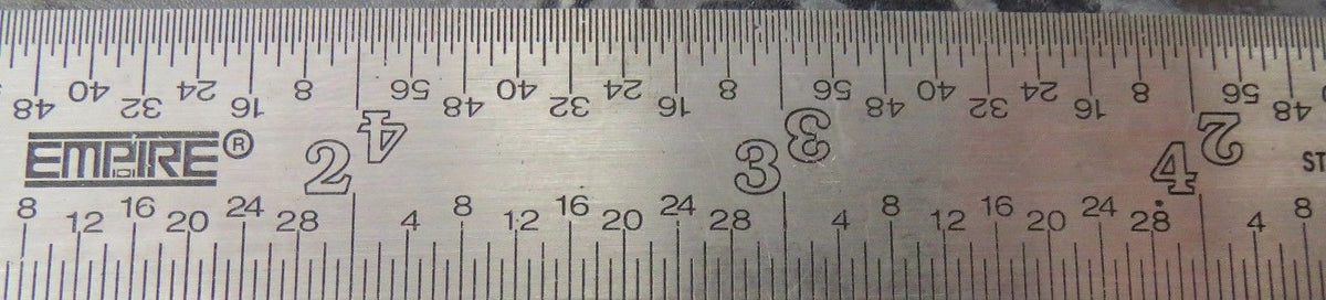 Empire 2732 6" Precision Flexible Stainless Steel Ruler
