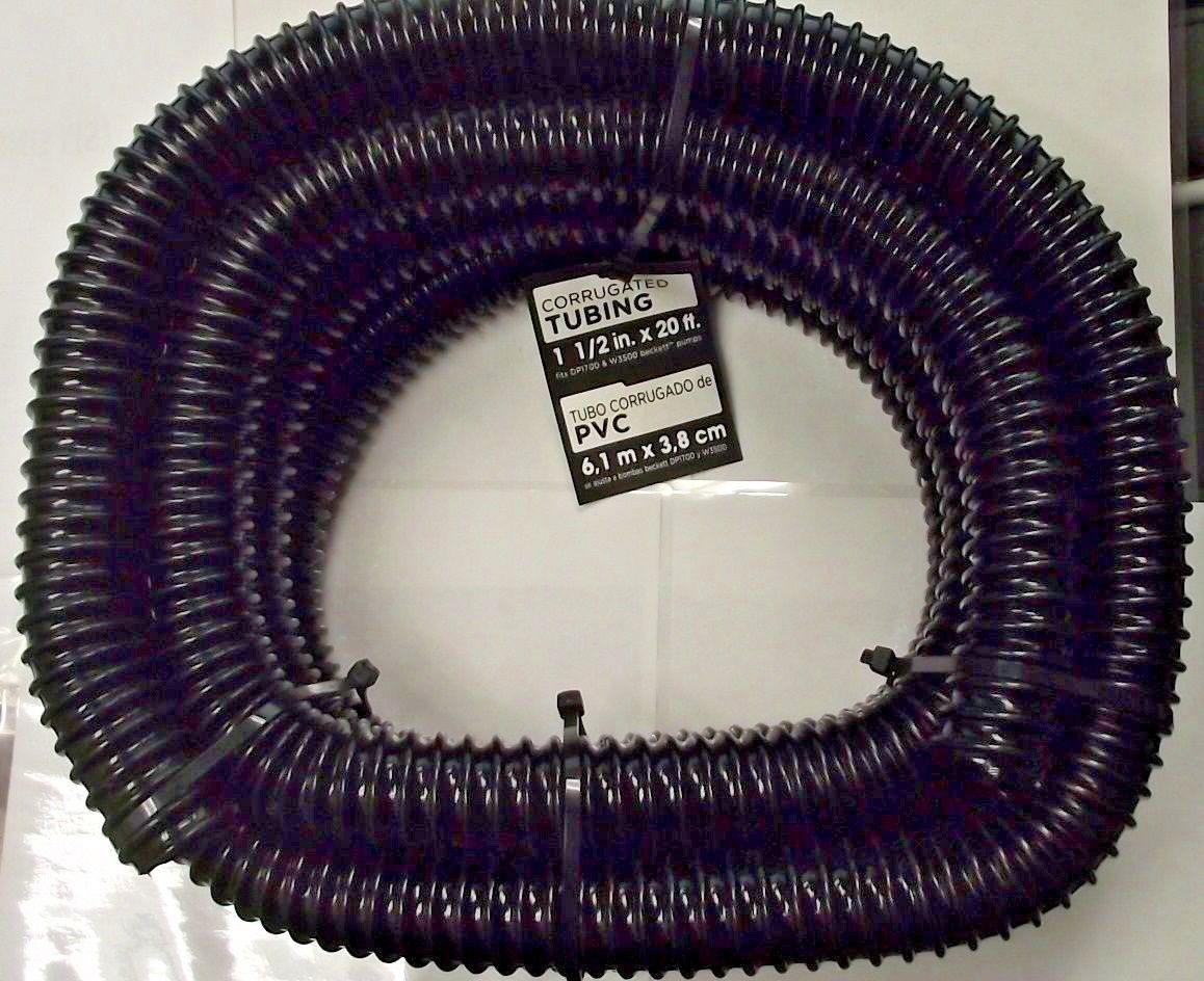 Beckett 1-1/2" x 20' Non-Kink Corrugated Tubing 7209910