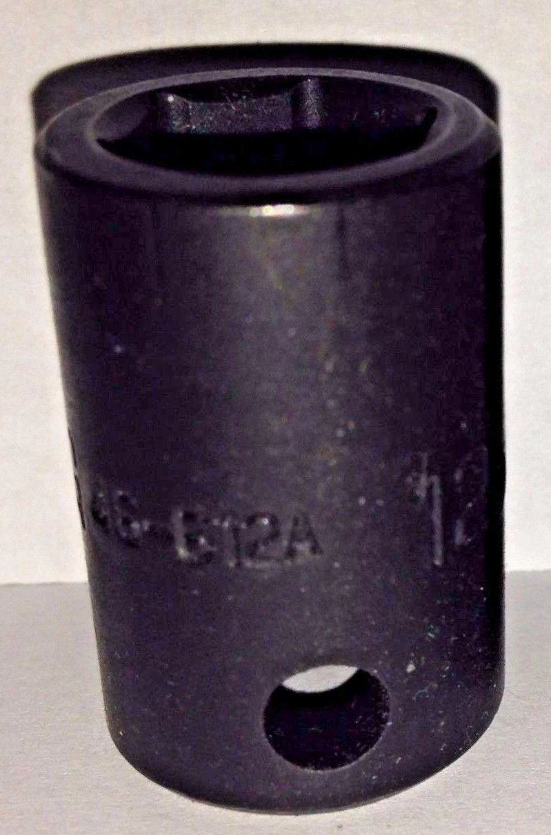 Armstrong 46-612A 12mm Impact Socket 3/8" Drive 6 Point