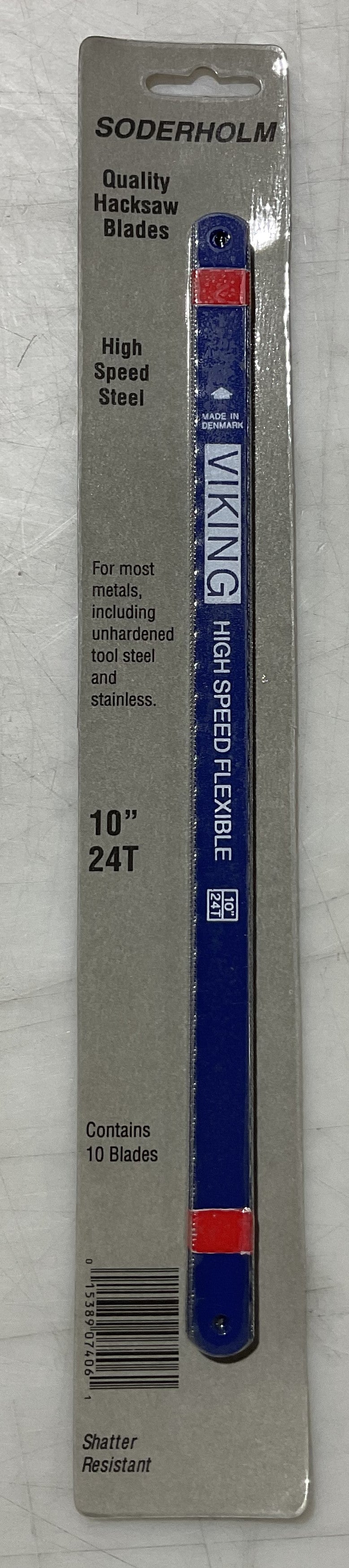 Soderholm 10" x 24T HSS Hacksaw Blades 10pk 07406