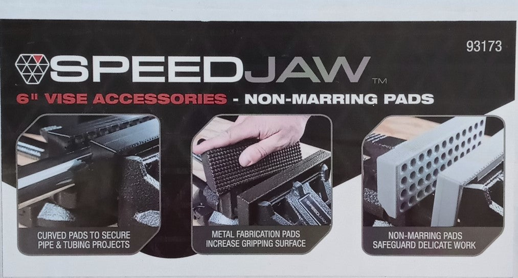 SPEEDJAW 6-inch Non-Marring Jaw Vise Pads 93173 2 pcs