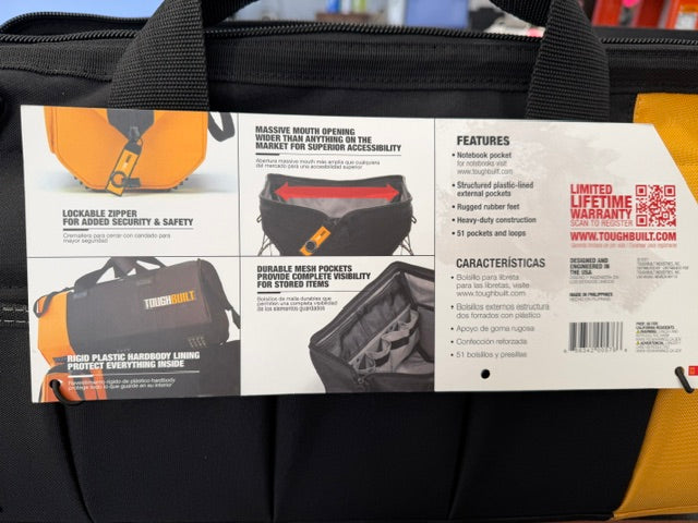 Toughbuilt 20" Massive Mouth Bag TB-60-20