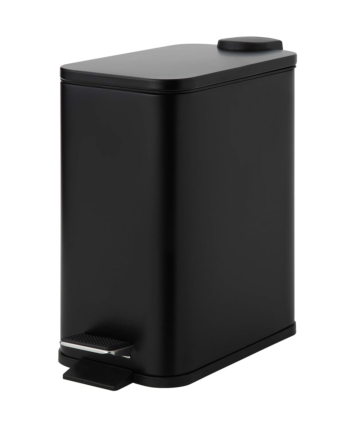SunnyPoint JM-TCAN-BLK 5 Liter / 1.32 Gallon Trash Can with Plastic Inner Bucket
