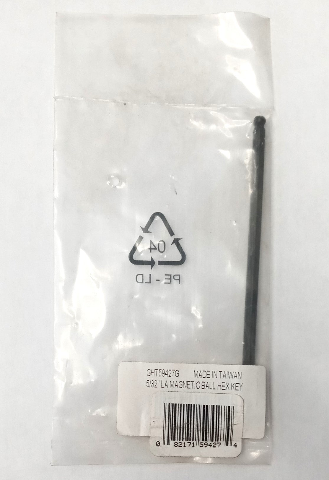 Allen 5/32" Long Arm Magnetic Ball Hex Key GHT59427 3pc
