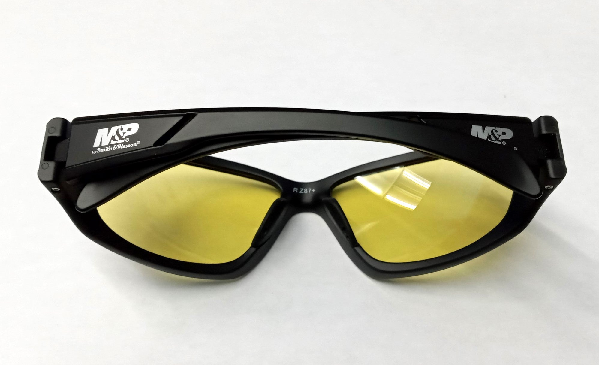 Smith & Wesson Shooting Glasses Full Frame With Yellow AF Lens, Black MP108-41-ID