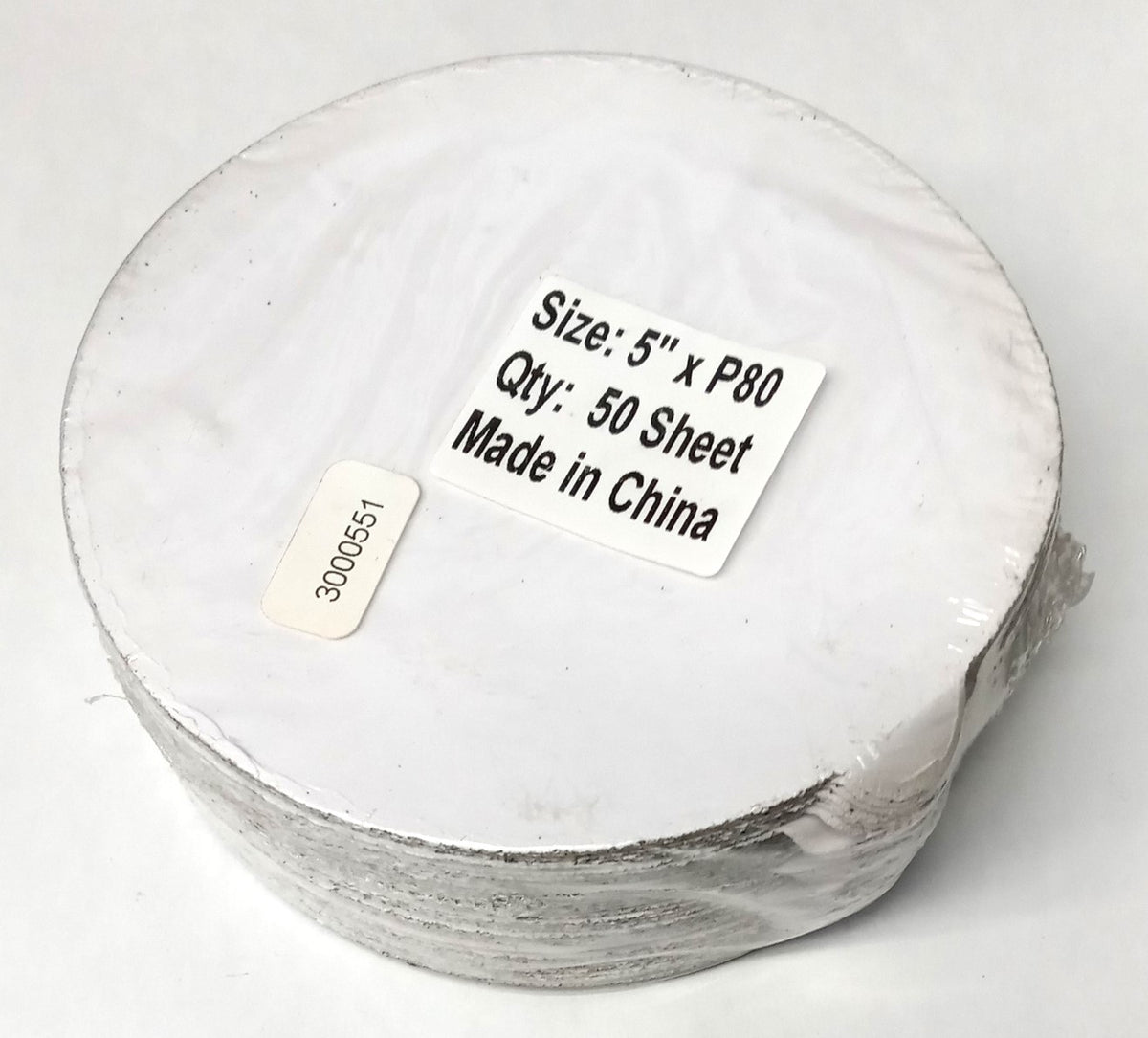 Lockmond 5" x P80 Sanding Discs PSA 50pcs. 3000551