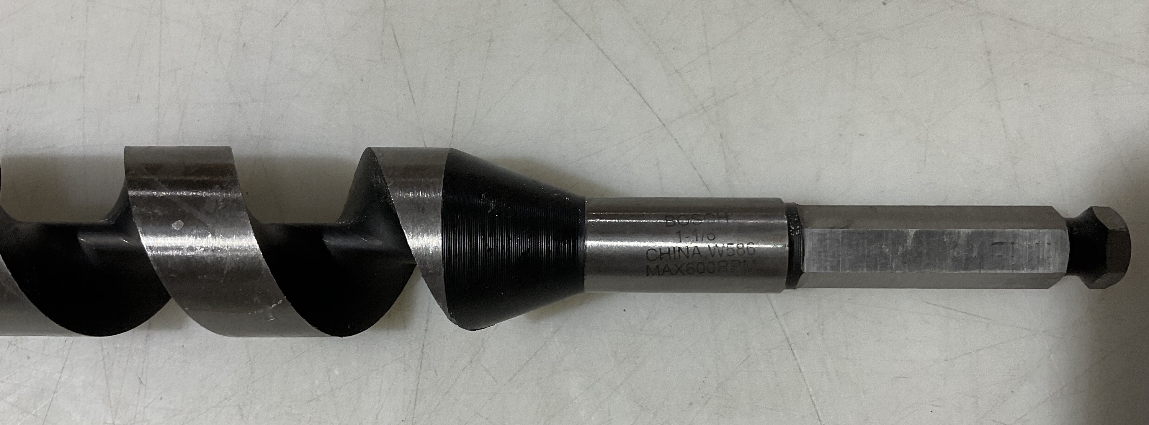 Bosch 1-1/8" x 17" Ship Auger Bit ASHLB18