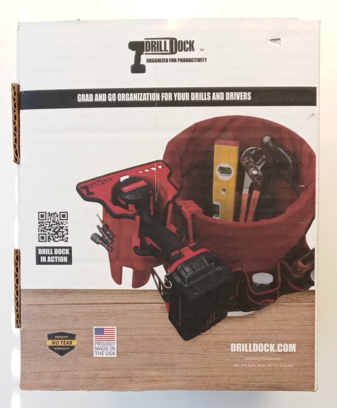 Drill Dock Magnet Drill Dock Red Universal Fit Heavy Duty DD-R-RP USA