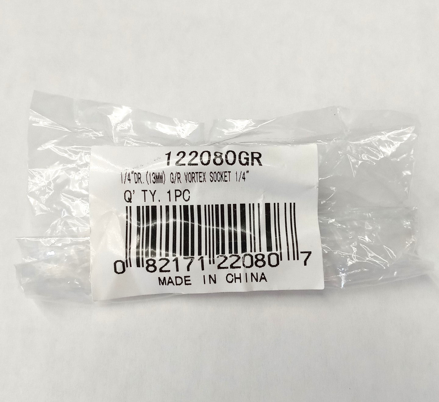 GEARWRENCH 1/4" Pass-Thru SAE Socket 1/4"Drive 6-Point Standard Length 122080GR