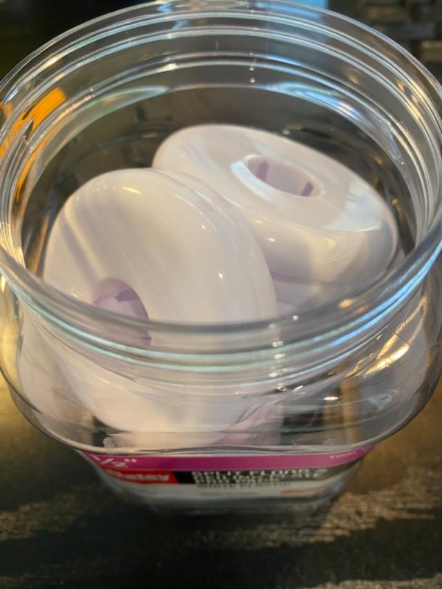 Oatey Split Flange White Plastic Escutcheon Plate 1/2" 20 Pack HDC9696