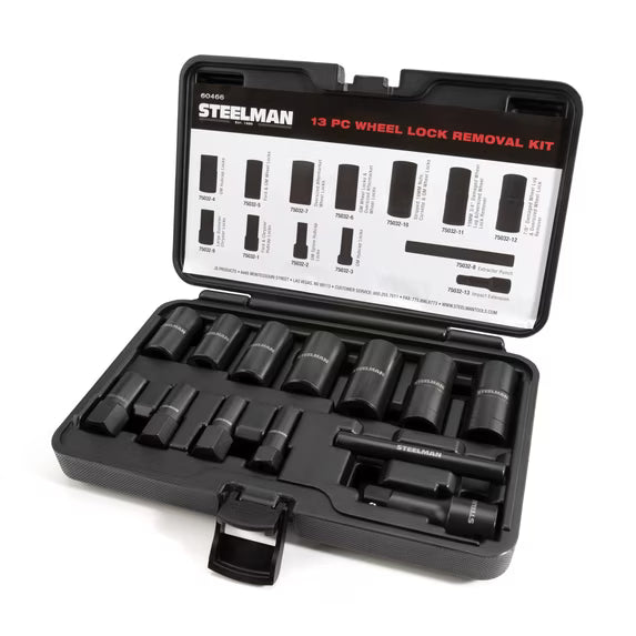 Steelman 13-pc Hubcap and Wheel Lock Removal Kit 60466