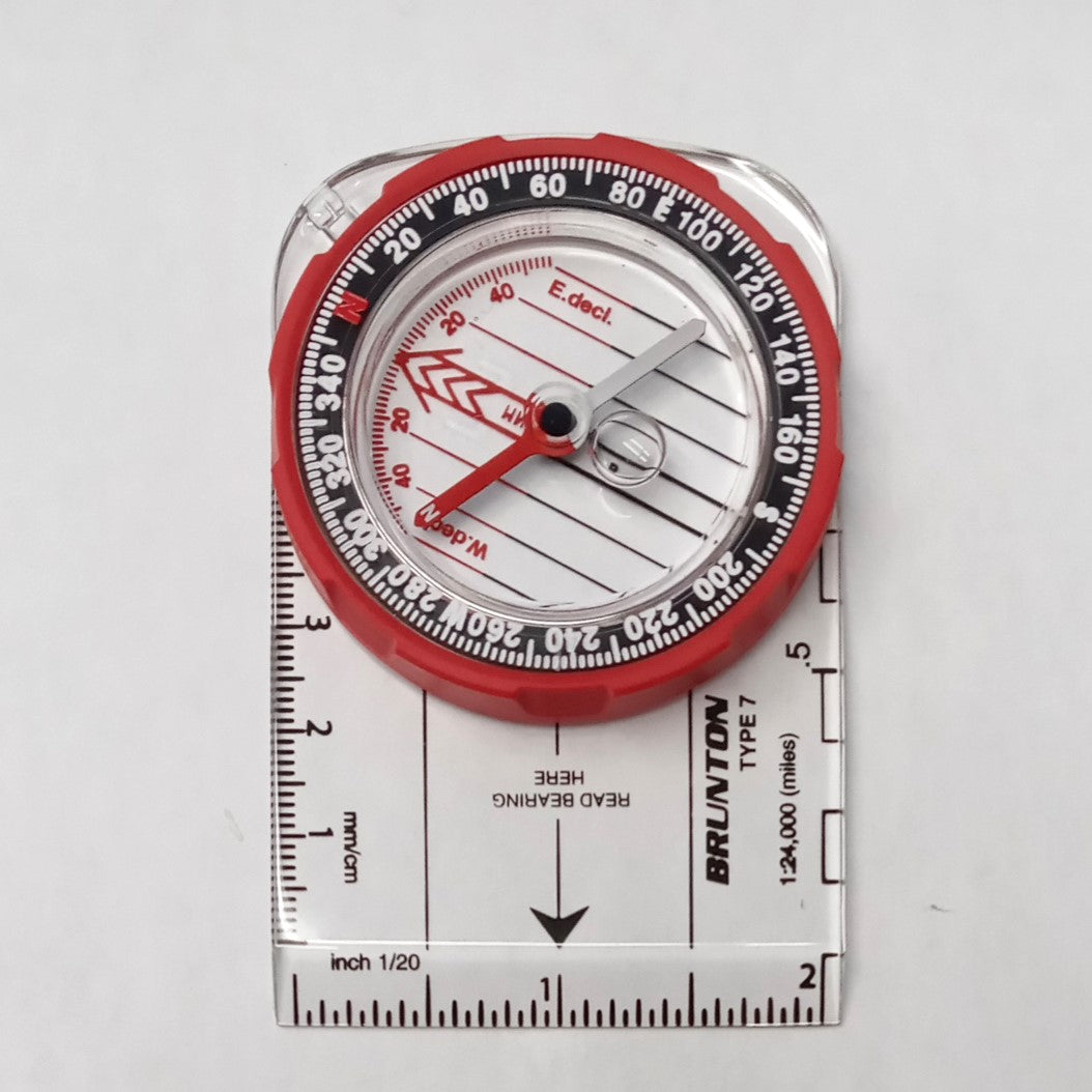 Brunton 7DNL Baseplate Map Compass With Declination Scale
