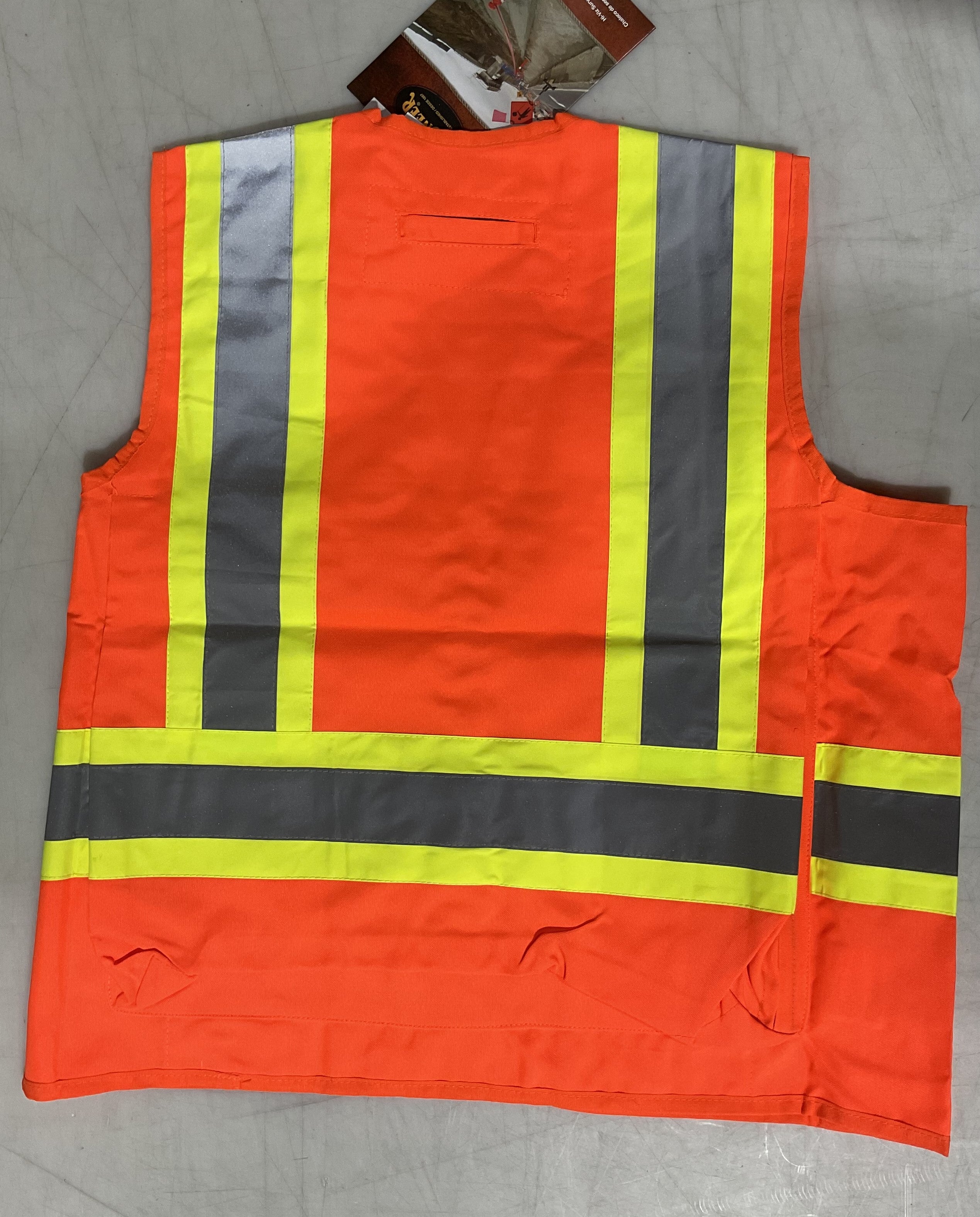 Pioneer V1010350U-L 6697U HV Surveyor Safety Vest, Size Large, Yellow/Green
