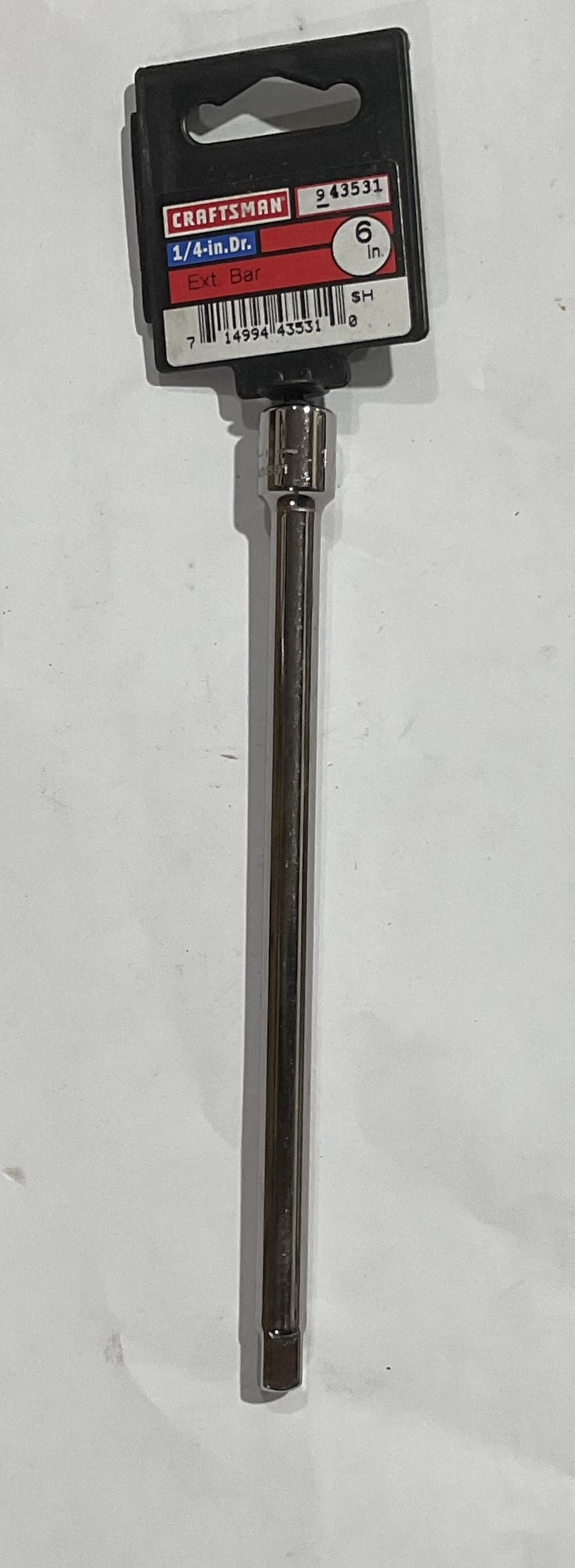 Craftsman 6" Extension  1/4" dr. 43531 USA #68