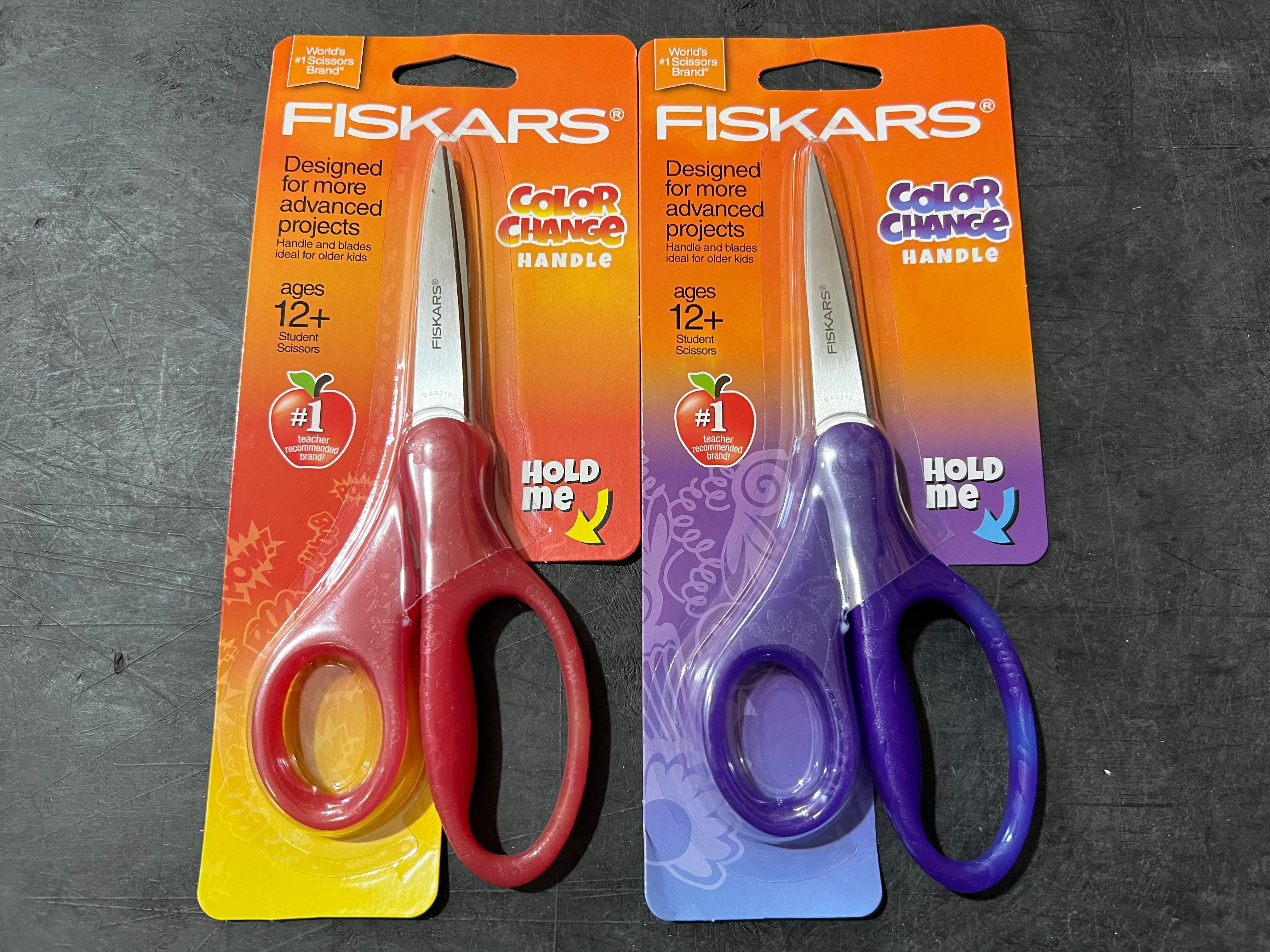 Fiskars 184580 7" Color Change Student Scissors 1pc.
