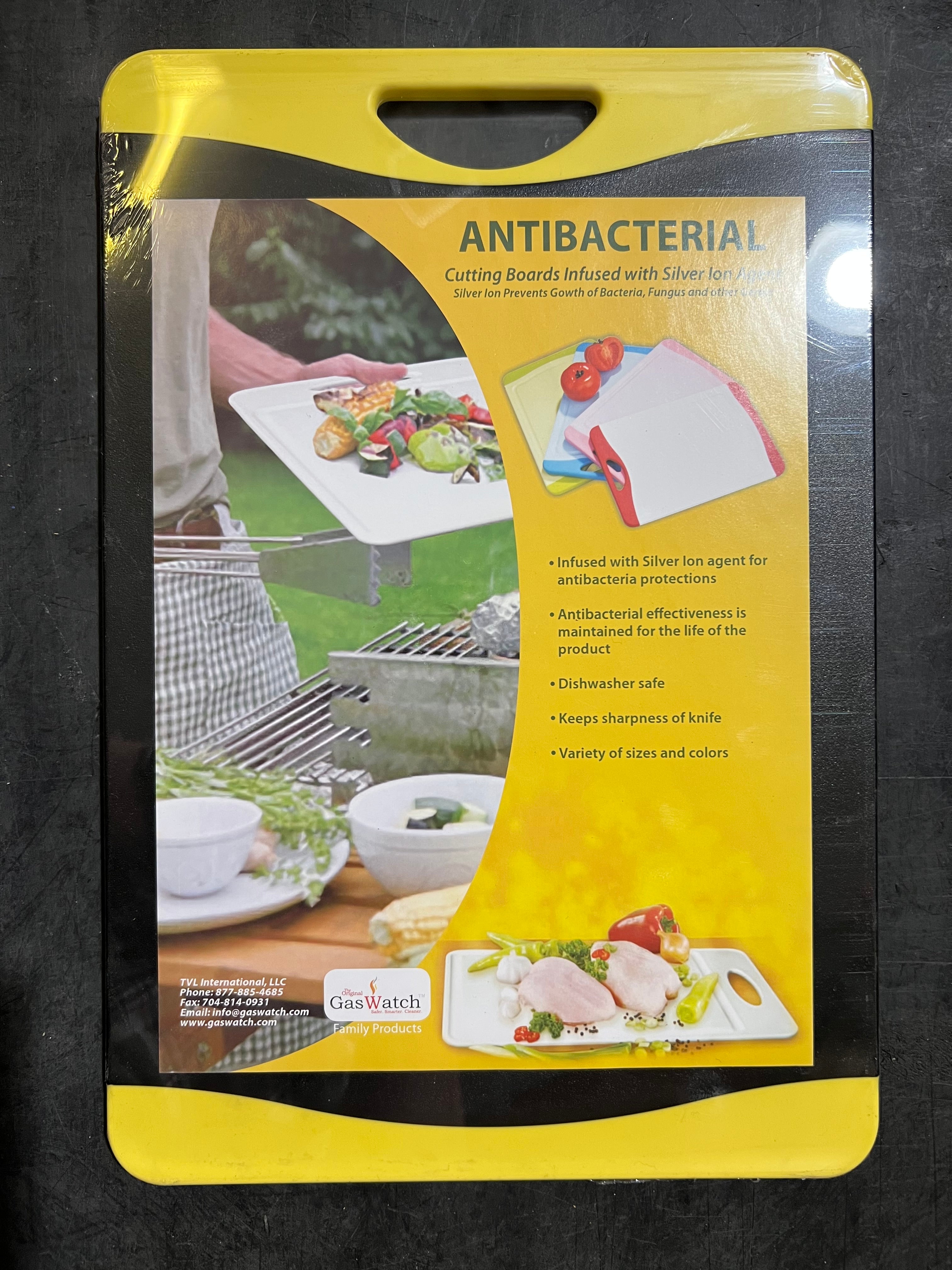 Gas Watch PR1058 14" x 10" Antimicrobial Cutting Board