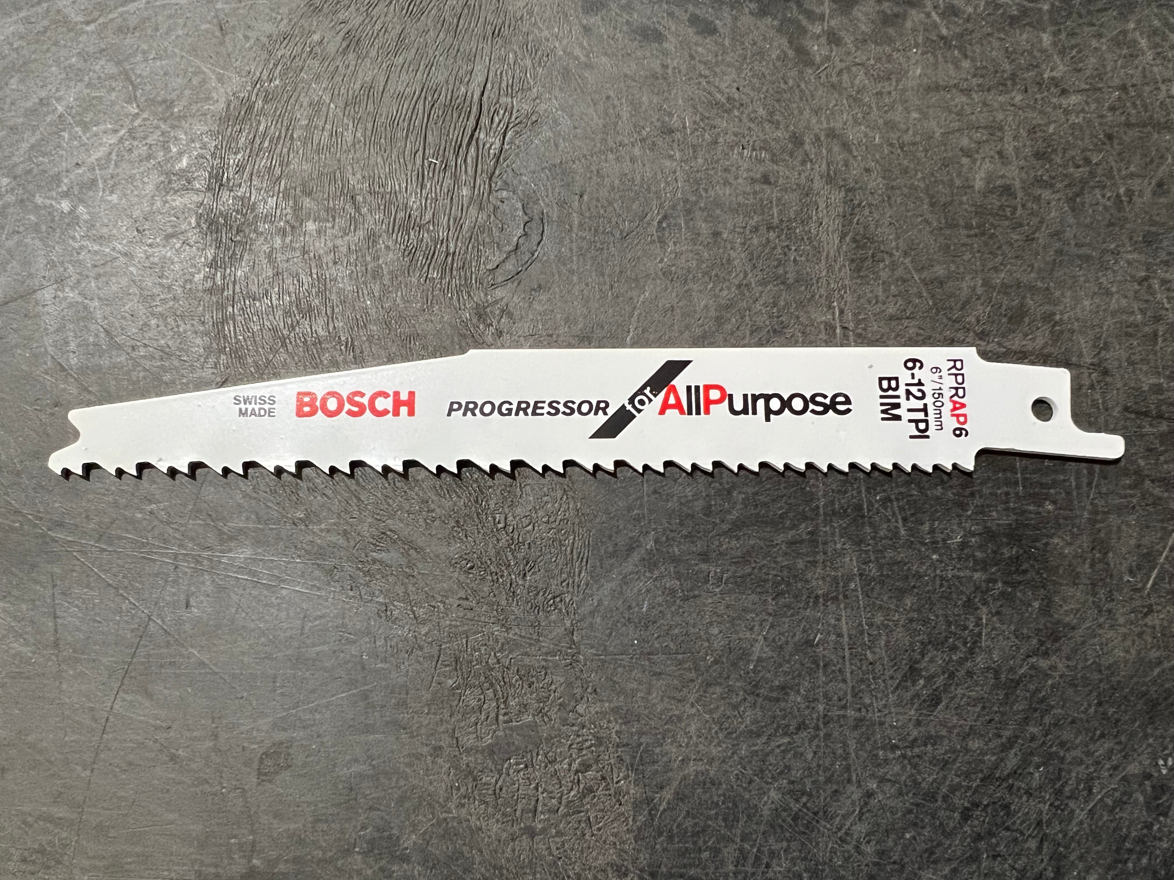 Bosch RPRAP6-25B 6" Progressive Saw Blades 25pk. Swiss