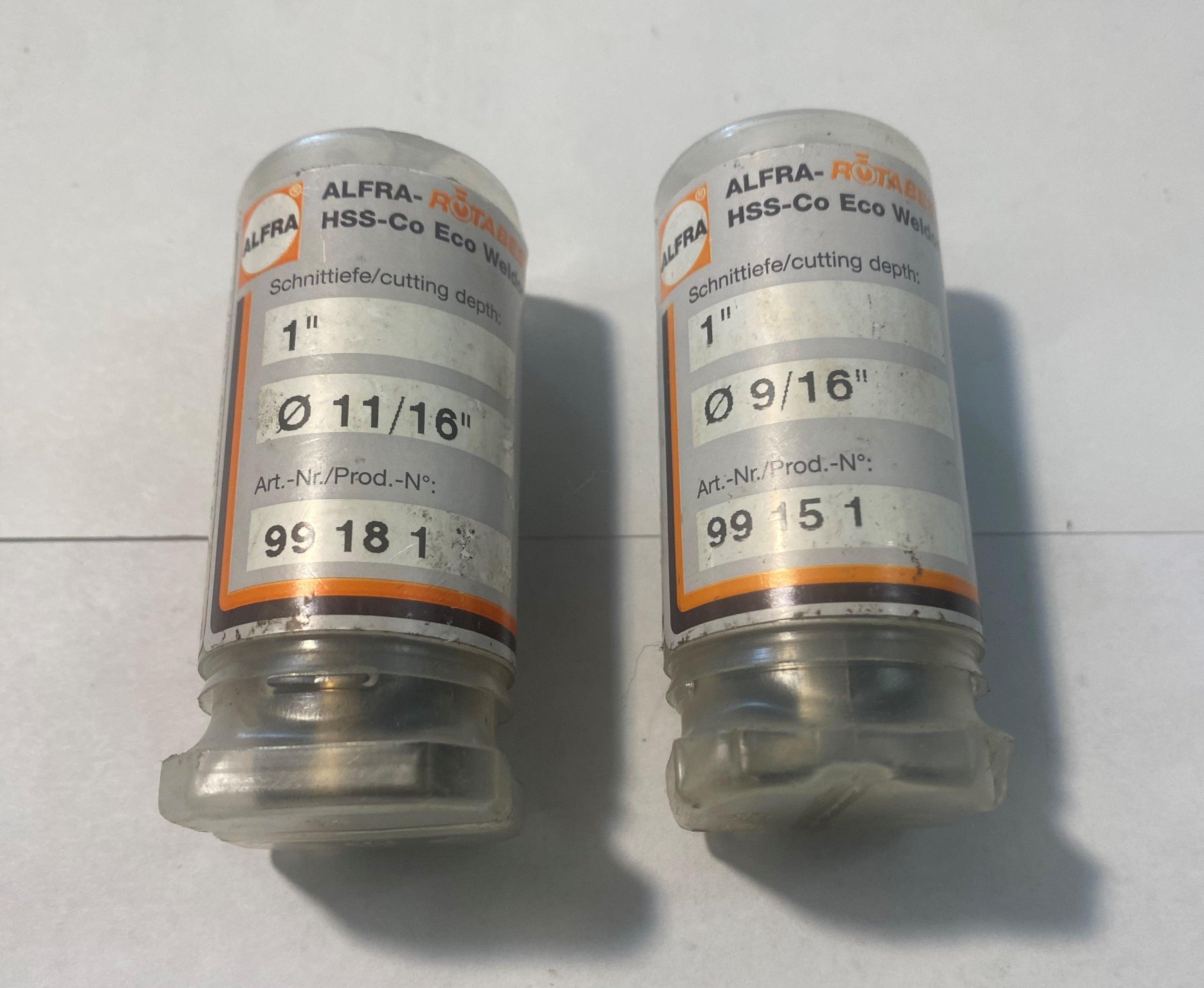Rotabest ALFRA 99181 11/16" x 1" 99151 9/16" x 2" Annular Drill Bit Germany