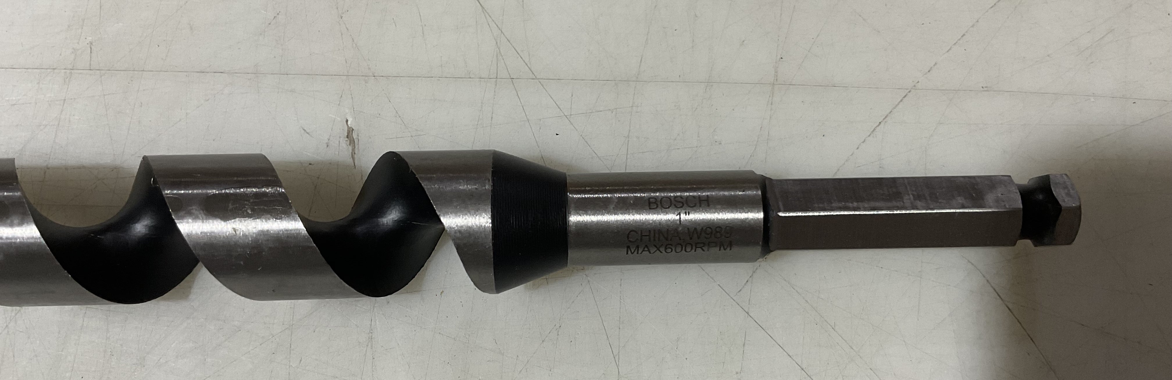 Bosch 1" x 17" Ship Auger Bit ASHLB16