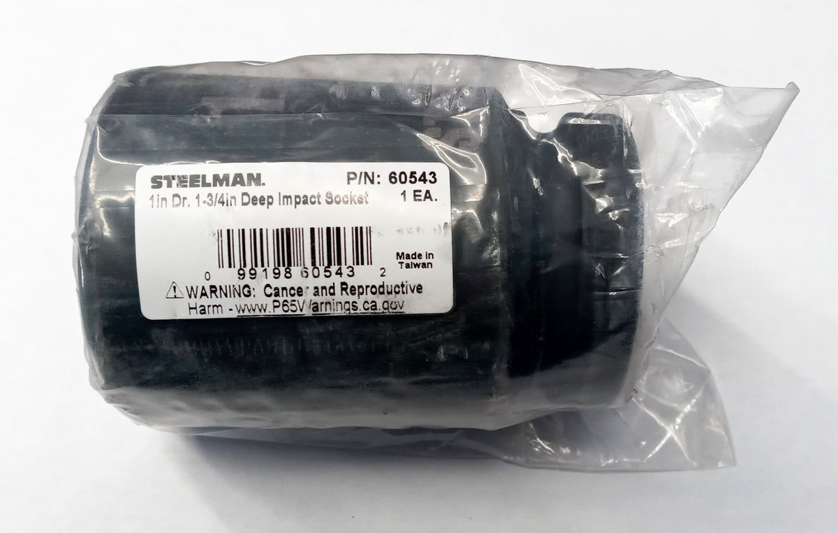 STEELMAN PRO 1-Inch Drive 1-3/4-Inch 6-Point Deep Impact Socket, 60543