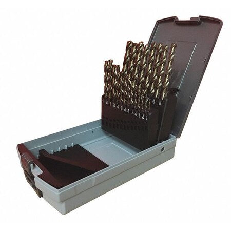 Ruko HSS-Co5 Drill Bit Kit, Black/Gold, 21pcs 228850 Germany
