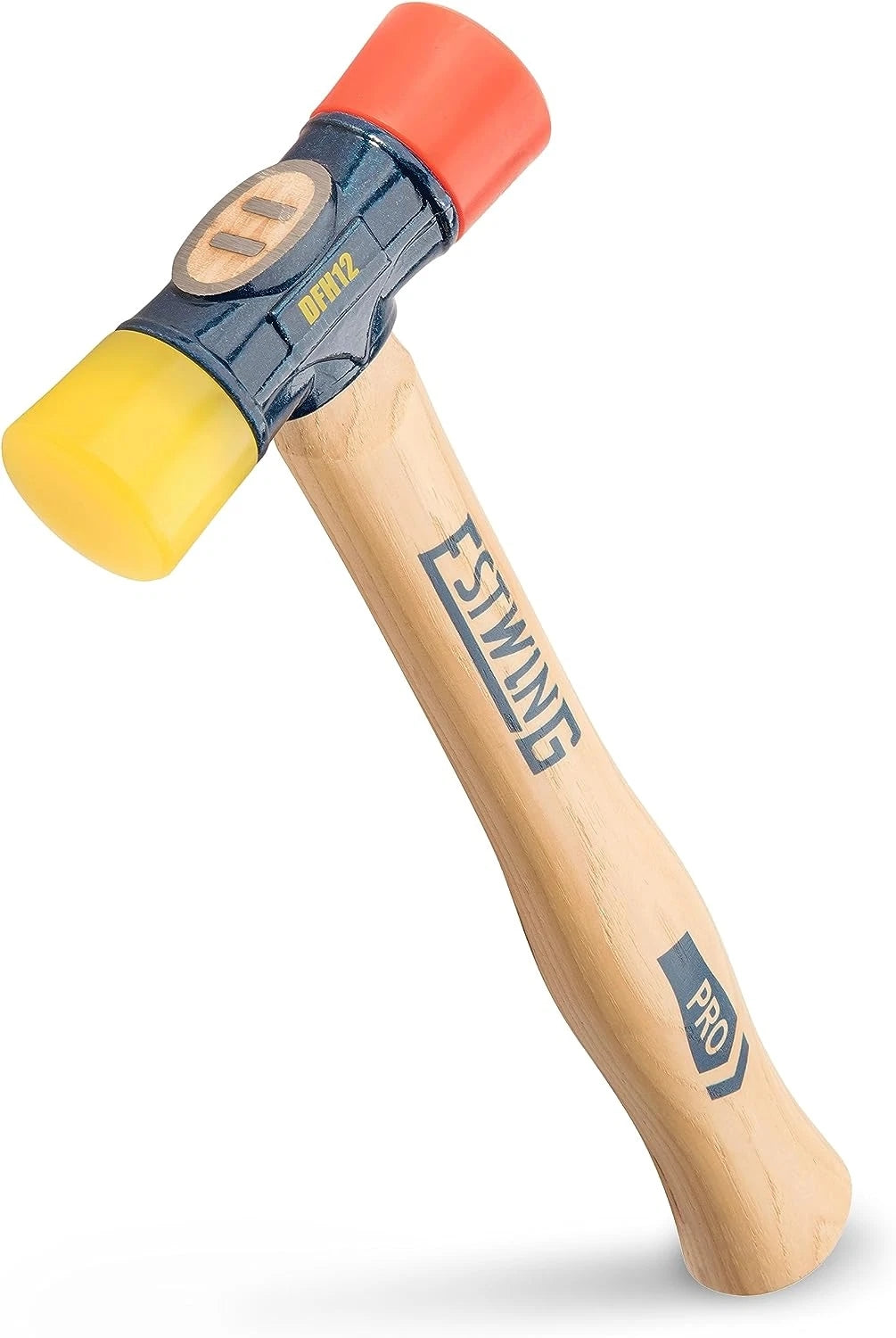 ESTWING Rubber Mallet, 12 Oz Double-Face W/ Soft & Hard Tips, Hickory USA DFH-12