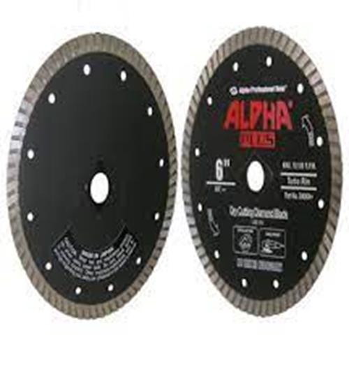 Alpha DA06A Plus 6" Dry Cutting Diamond Blade Japan