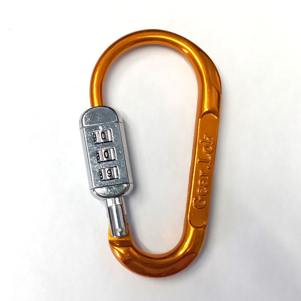 Gear Lok 4.25" Oval Carabiner Lock, Random Colors, BULK