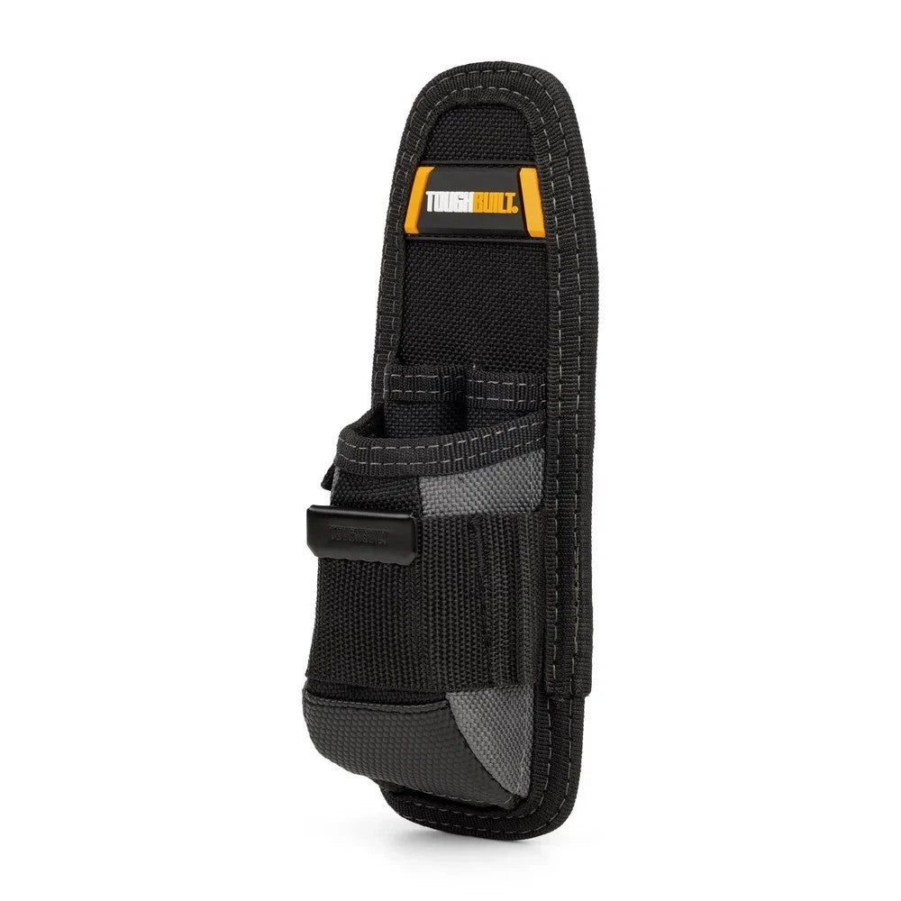 Toughbuilt Black 6-Pockets Utility Pouch with Steel Belt Clip TB-30