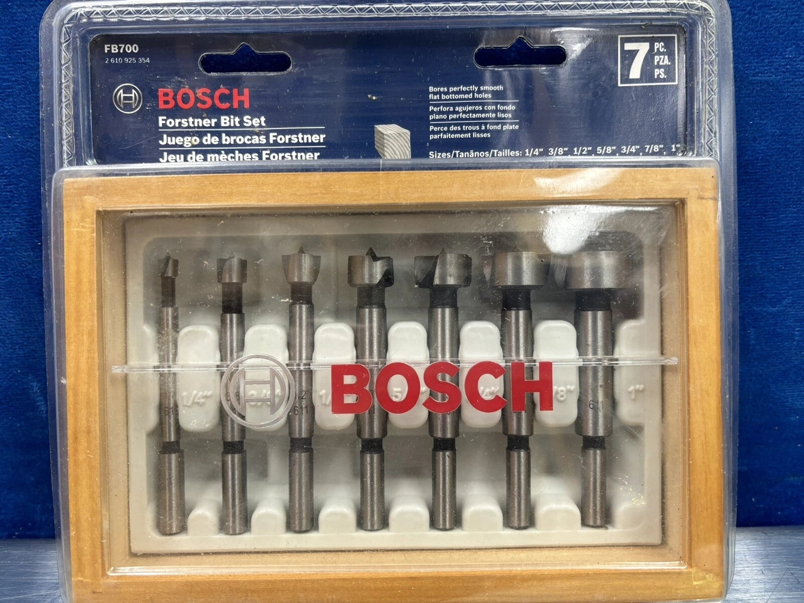 Bosch 7 Piece Wood Forstner Drill Bit Set FB700