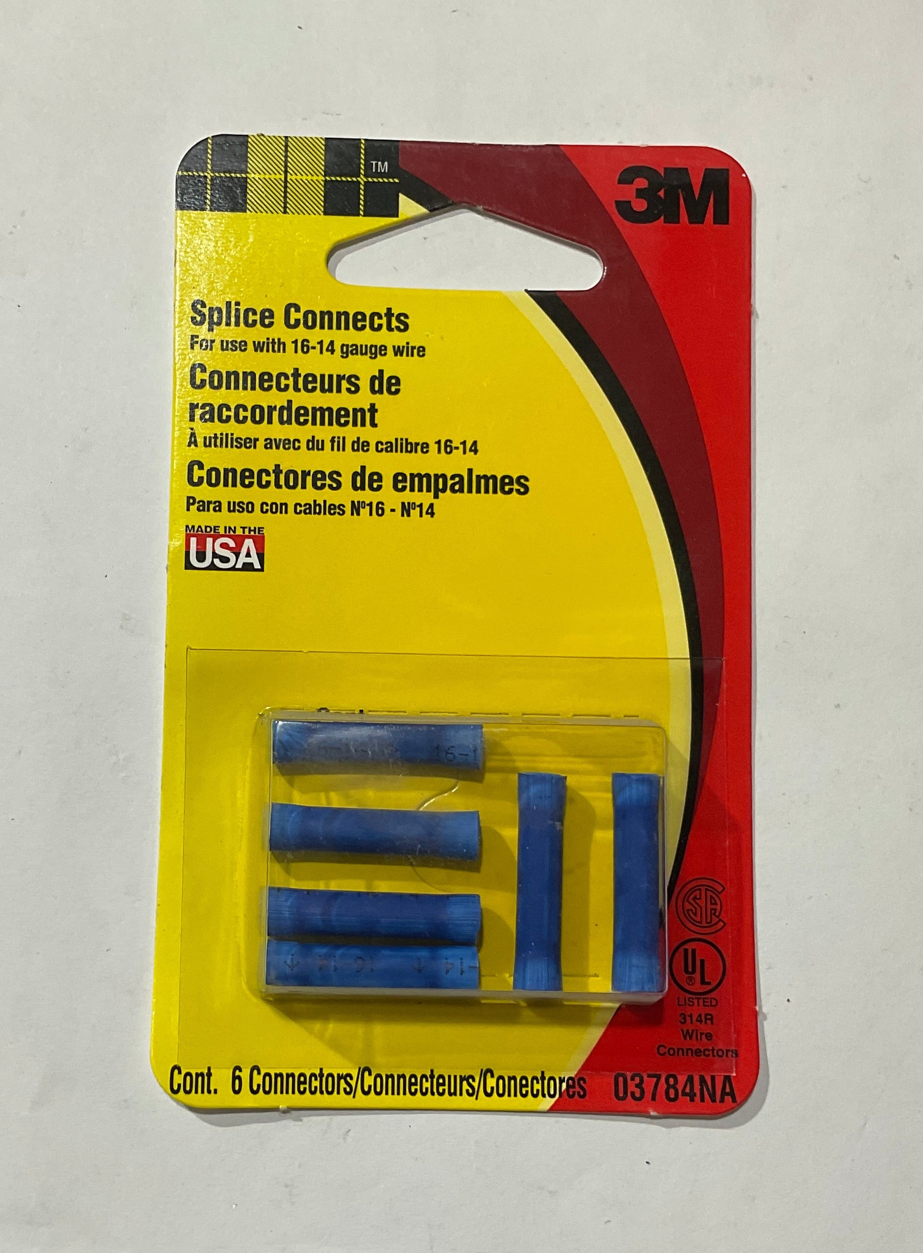3M splice connects 6pk 03784NA USA