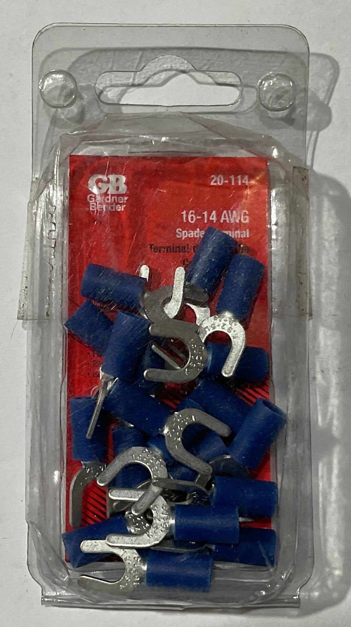 Gardner Bender 16-14 AWG Spade Terminal 20pcs 20-114 #13