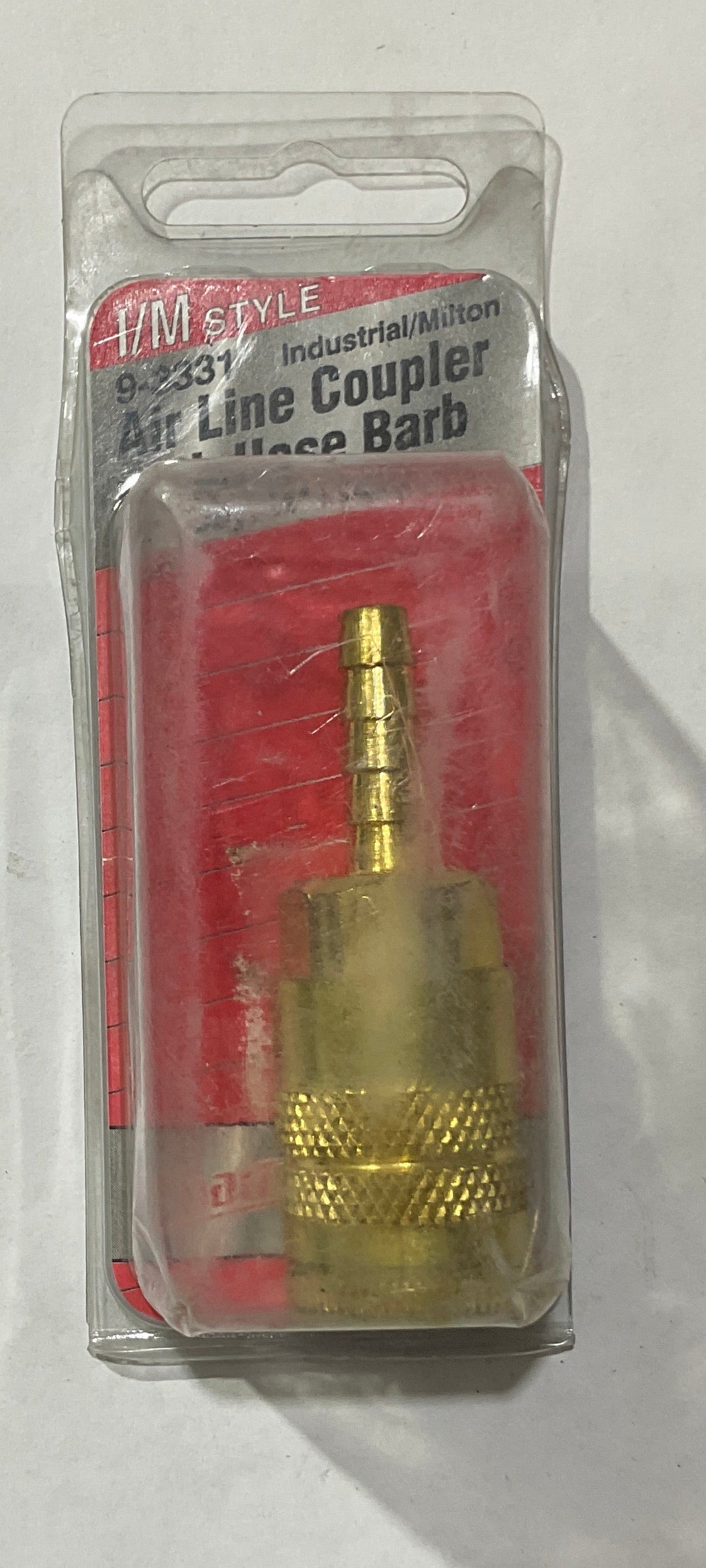 Champ I/M style Air Line coupler with hose barb 9-3331 USA