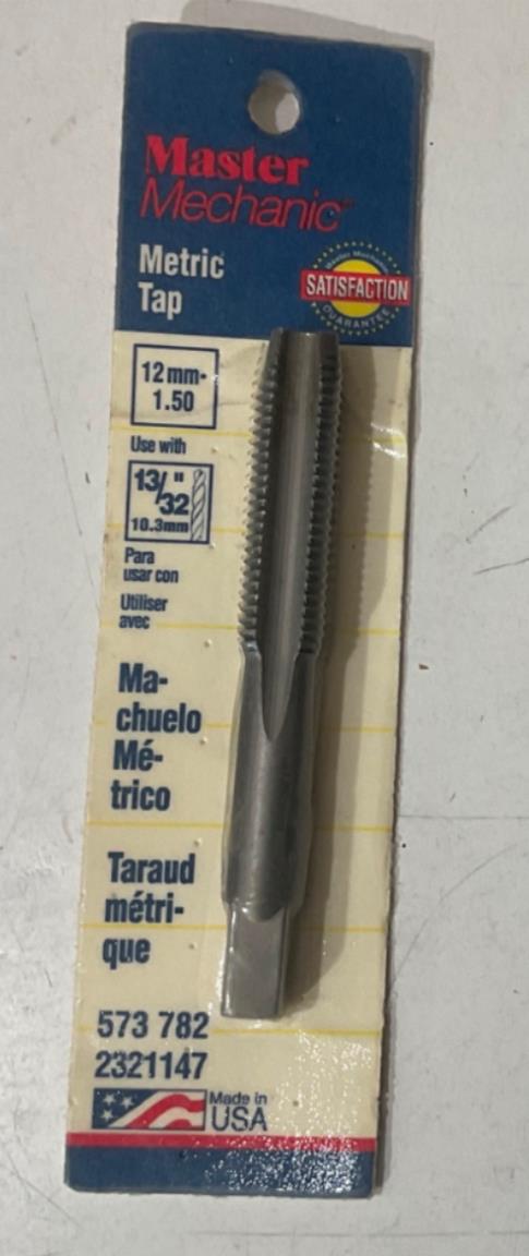 Master Mechanic 573 782 12mm-1.50 Metric Tap USA