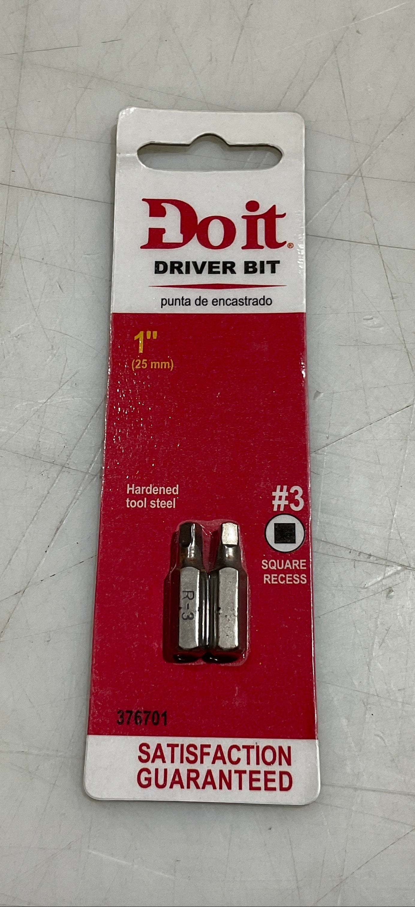 Do it 376701 #3 x 1" Square recess insert bit #S-44