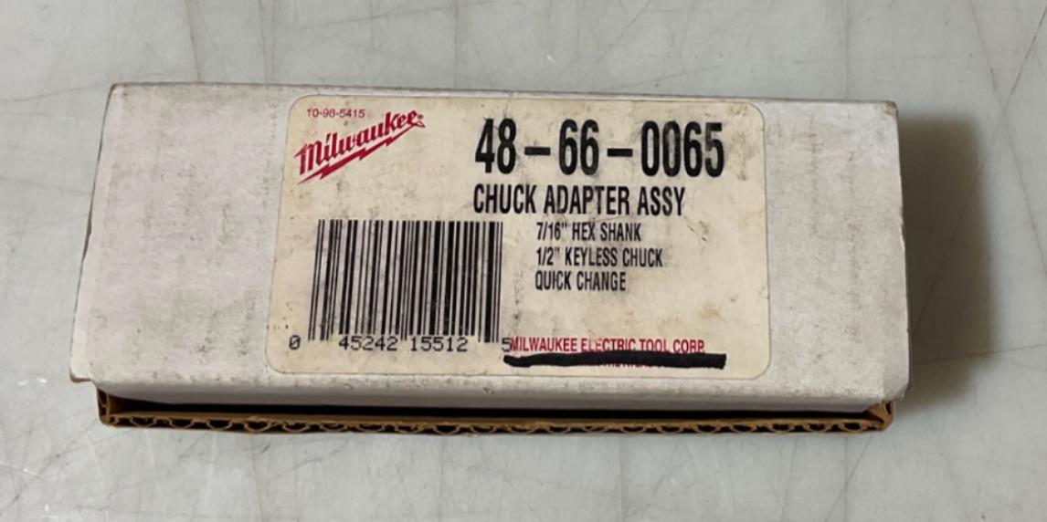 Milwaukee Chuck adapter Assy USA 48-66-0065 #83