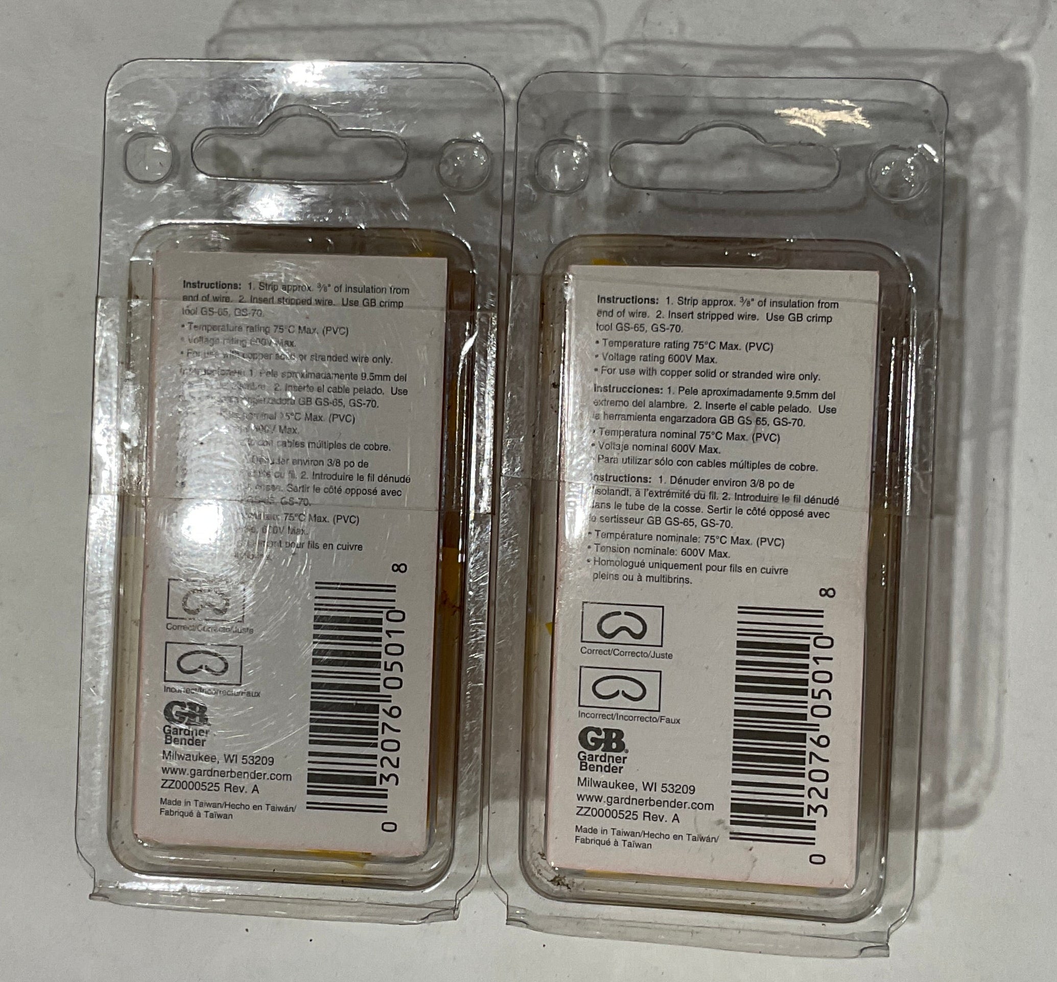 Gardner Bender 12-10 AWG Butt Splice 2-15pks 20-126