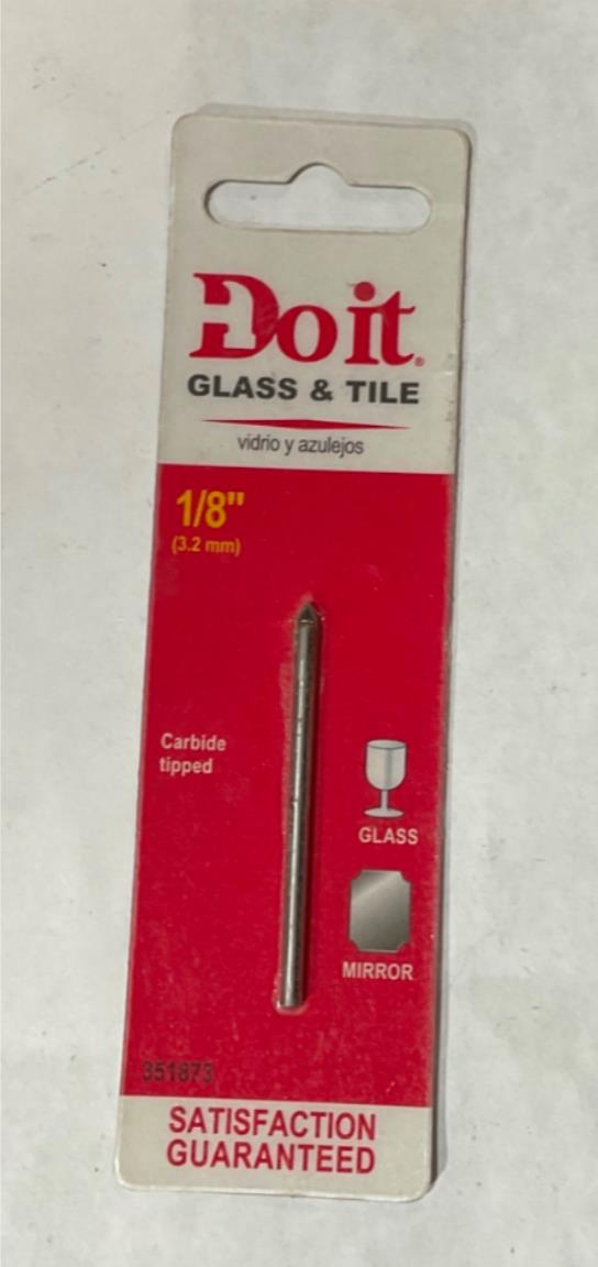 Do it 351873 1/8" Glass & Tile Carbide Tipped drill bit #S-2