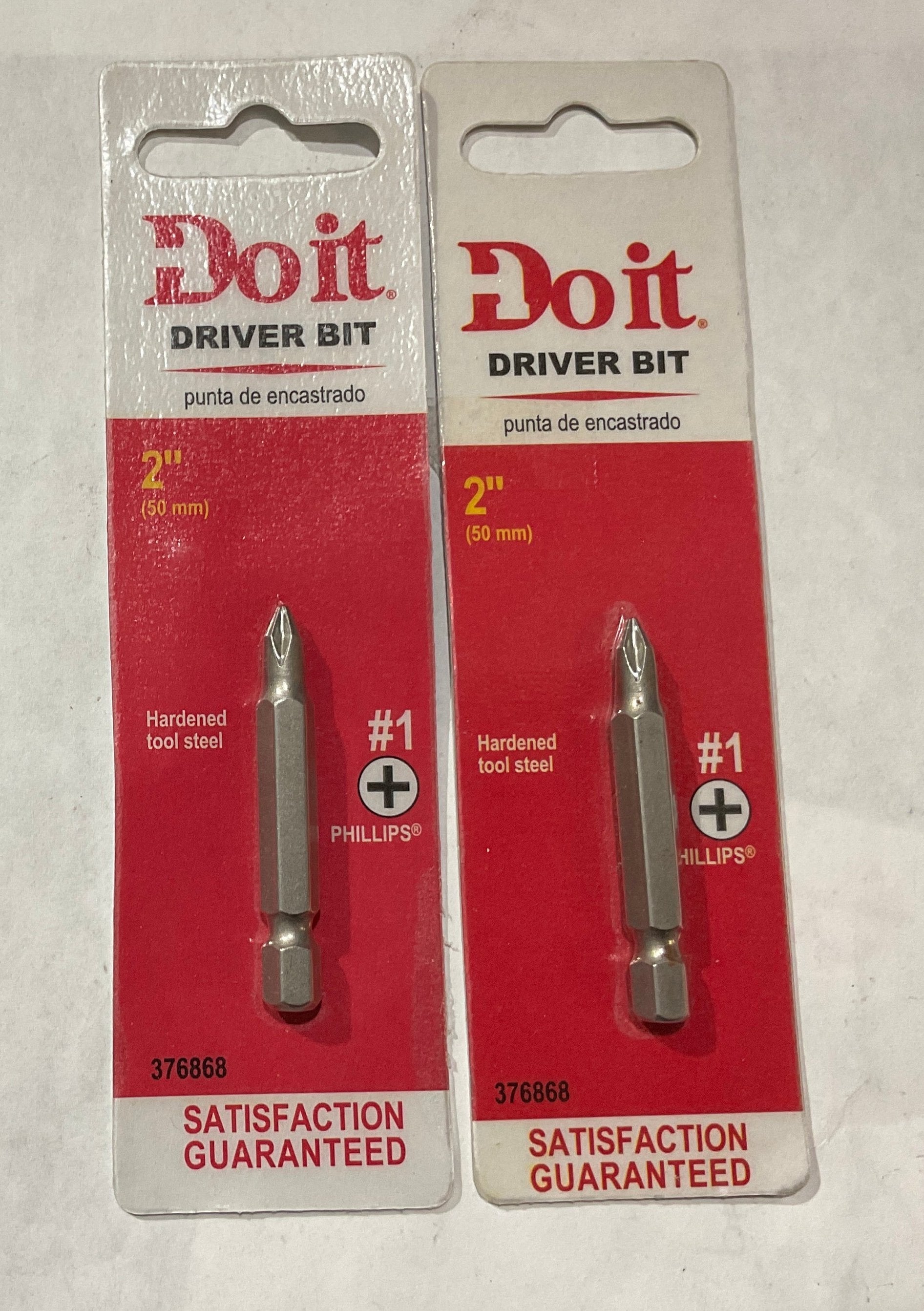 Do it Best 376868 #1 Phillips x 2" Insert bit 2pks #S-28