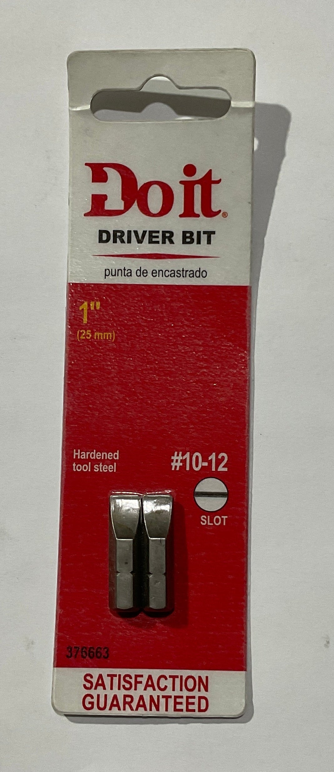 Do it 376663 #10-12 x 1" slotted screwdriver insert bits #S-45