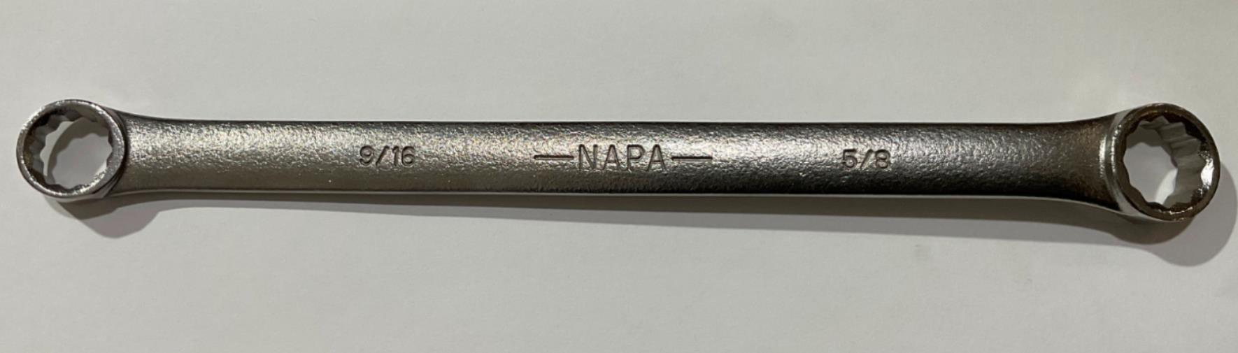 Napa Vintage 9/16" x 5/8" 12pt double-ended, offset box-end wrench NDF203