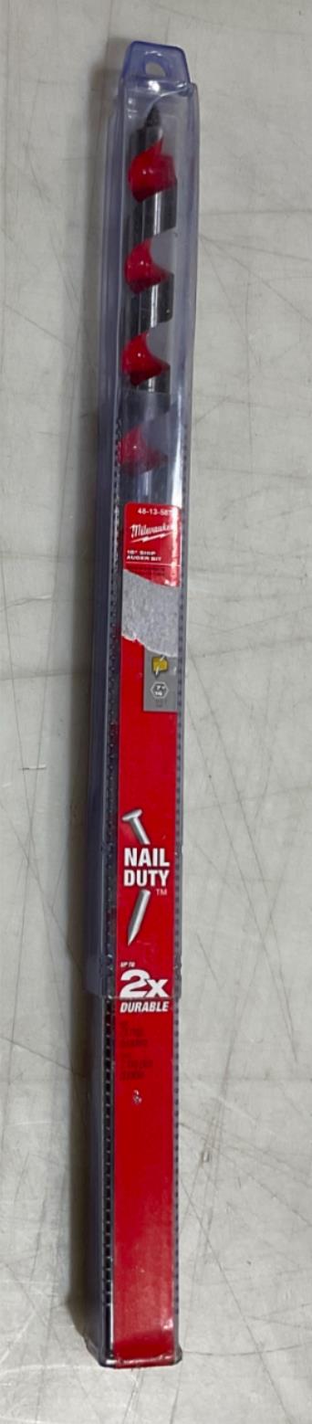 Milwaukee  7/8"x 18" Ship Auger Bit 7/16" shank 48-13-5870 #B5