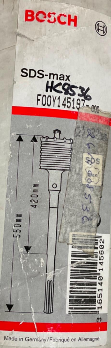 Bosch 3-1/4" x 22" Spline Shank SDS Max Rotary Hammer Bit HC8085