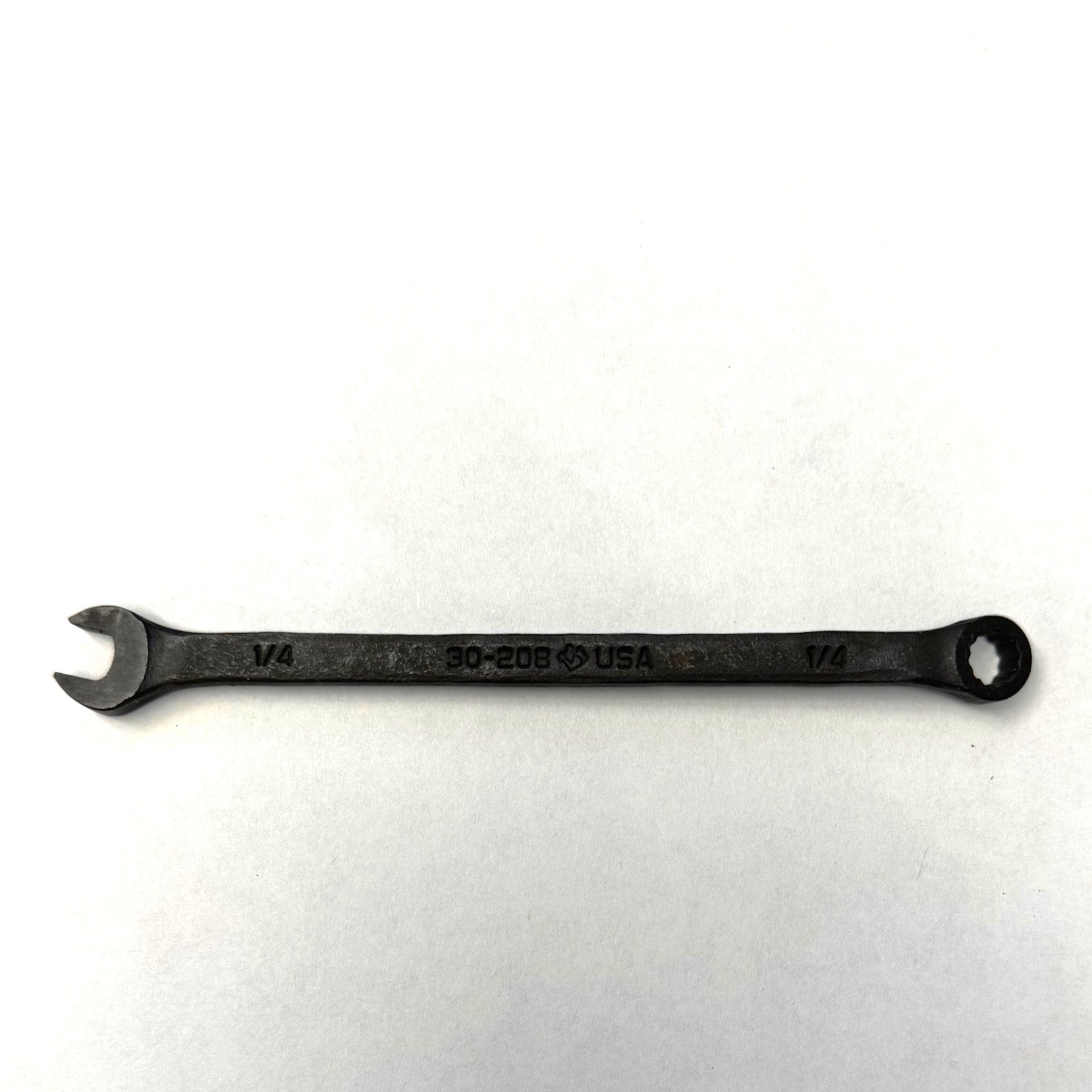 Armstrong 1/4" Black Long Pattern Combination Wrench 12 Point USA 30-208