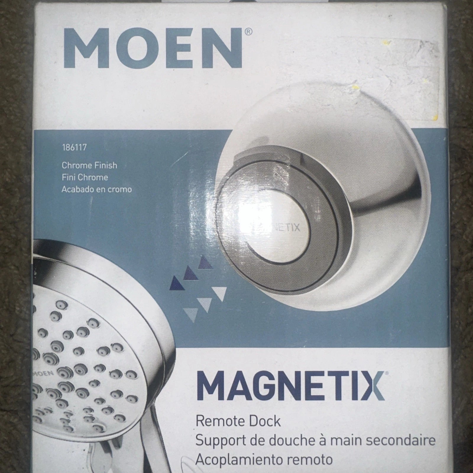 Moen Magnetix Remote Dock Magnetic Shower Bath Docking BRUSHED NICKEL 186117SRN