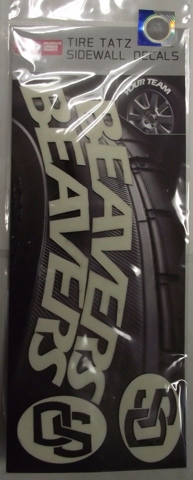 NCAA College Teams Tire Tatz Sidewall Car Truck Decals Set of 2 USA