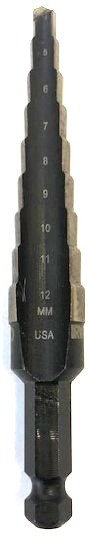 Irwin Unibit Metric Cobalt Step Drill Bit 4 to 12mm USA 1MCO