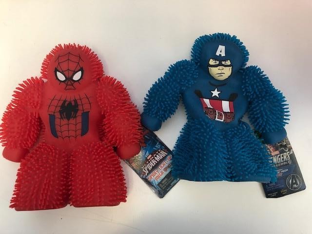 Marvel Squishy Toy Set - 24922-24923SET Captain America+Ultimate Spiderman