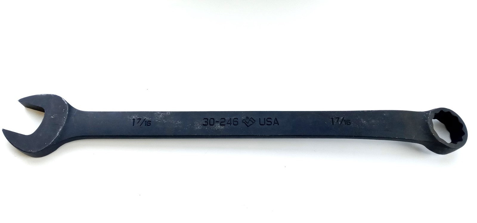 Armstrong 1-7/16" 12 Pt. Long Pattern Combination Wrench Blk Oxide USA 30-246